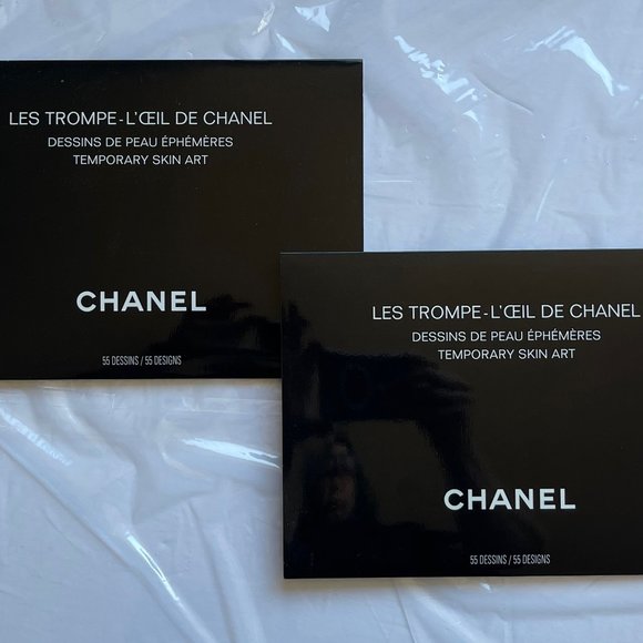 Authentic and RARE CHANEL Body Art 55 Tattoo Sticker Set *SEALED* NEW - Picture 1 of 14